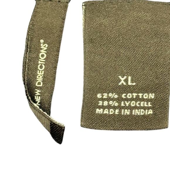 New Directions Cambray Embroidered Shift Style Knee Length Womens Blue Dress XL - Picture 16 of 16